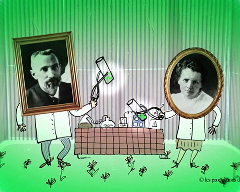 La radiothérapie de Pierre et Marie Curie