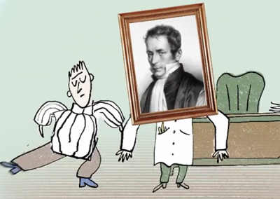 René Laennec et le stéthoscope